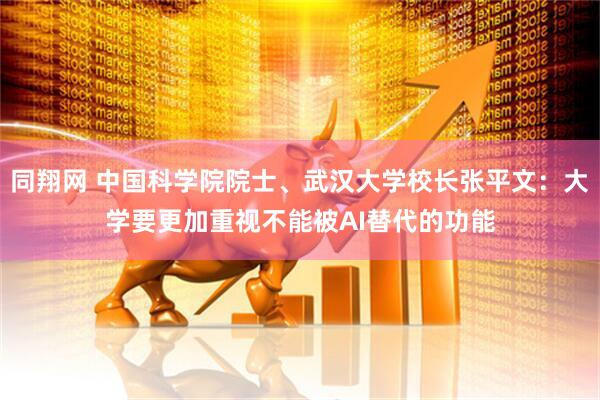 同翔网 中国科学院院士、武汉大学校长张平文：大学要更加重视不能被AI替代的功能